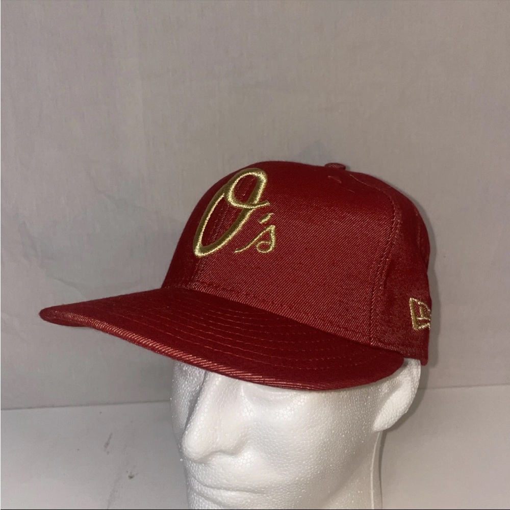 New Era 59Fifty Fitted Hat Cap Baltimore Orioles, Size 7 3/8, MLB Baseball Rare